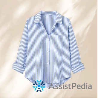 Classic Blue Striped Shirt