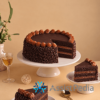 Belgian Heart Truffle Cake — 1.5 kg