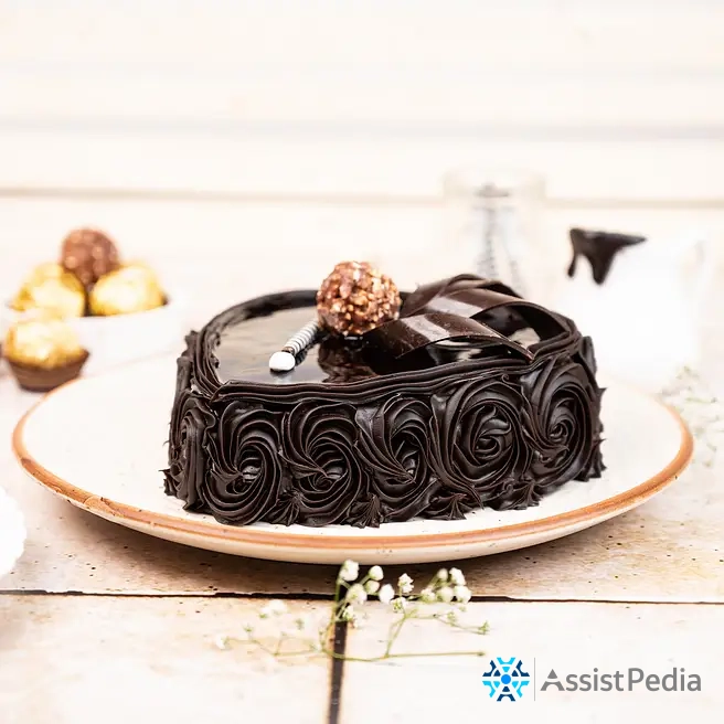 Belgian Heart Truffle Cake — 1.5 kg